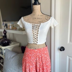 Tobi Off-the-Shoulder Crop Top